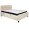 Flash Furniture Full Platform Bed Set, Beige HG-BMF-18-GG - alternate 2